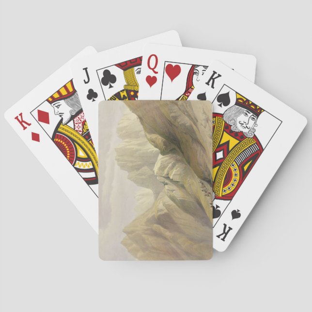 Ascent of the Lower Range of Sinai, February 18th Playing Cards (Back)