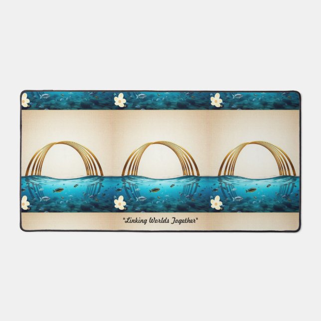 "Ascent to Serenity" Desk Mat (Front)