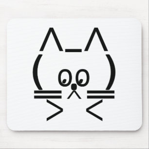 ASCII Cat Mouse Pad