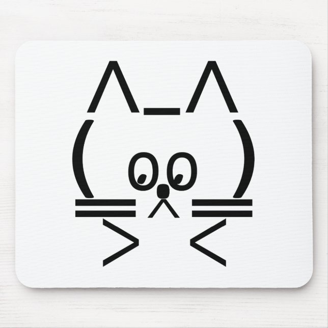 ASCII Cat Mouse Pad (Front)