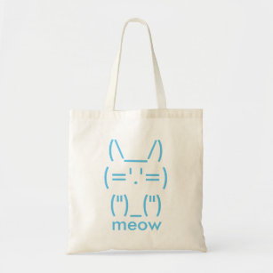 ASCII Cat Tote Bag