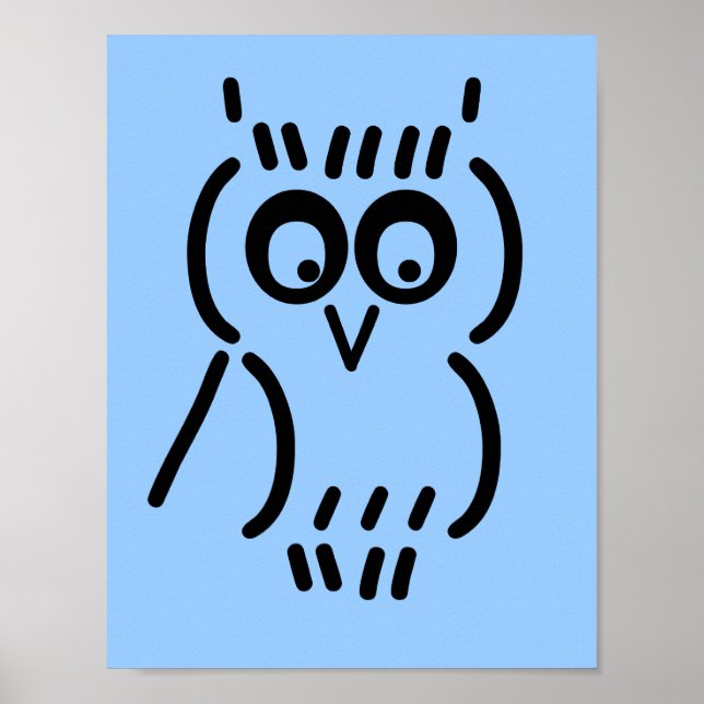 ASCII Owl Poster (Front)
