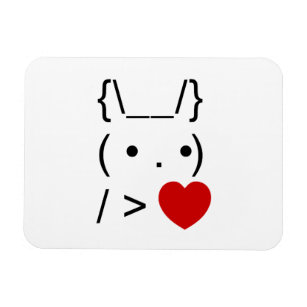 Cute Bunny Rabbit Ascii Gifts on Zazzle CA