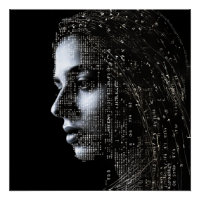 ASCII Woman Scientist