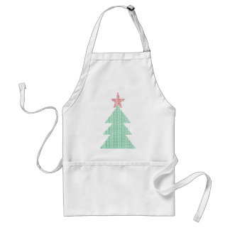 ASCII Xmas Tree Standard Apron