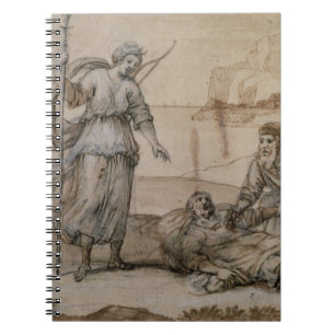 Asclepius Reviving Hippolytus (pen & ink, wash and Notebook