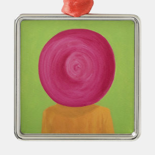 Ascot Hat Metal Ornament