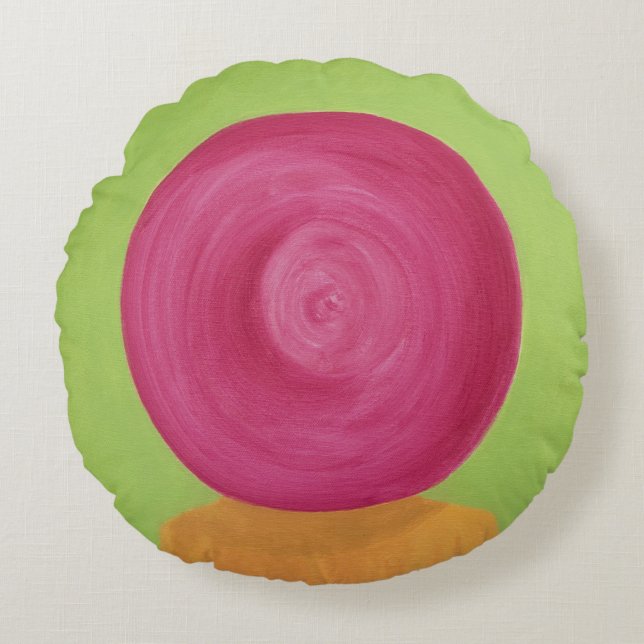 Ascot Hat Round Pillow (Front)