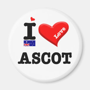 ASCOT - I Love Magnet