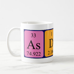 Asdis periodic table name mug