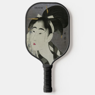"Ase O Fuku Onna" custom monogram Pickleball Paddle
