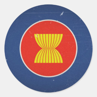 asean classic round sticker