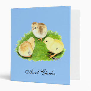Aseel Wheaten Chicks Binder