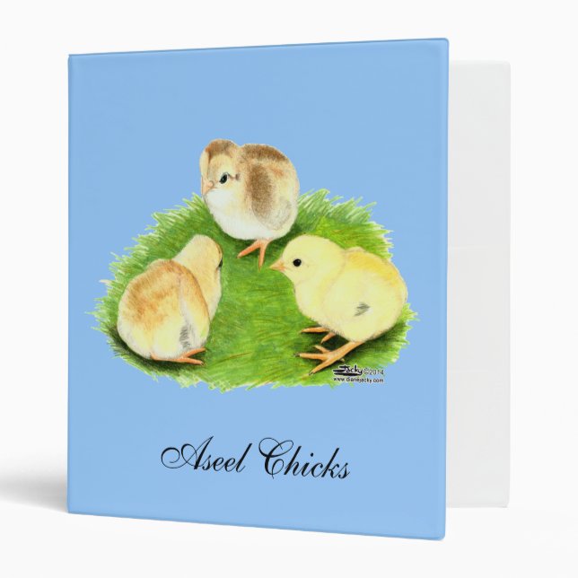 Aseel Wheaten Chicks Binder (Front/Inside)