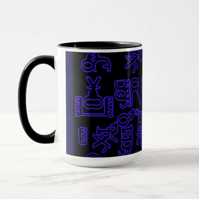 Asemic Wanderings I Mug (Left)