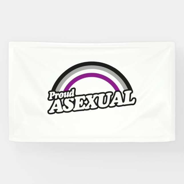 Asexual and Proud Banner (Horizontal)