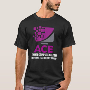 Asexual Asexual Computer Repair Asexual Flag Ace T-Shirt