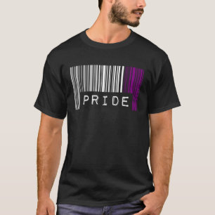 Asexual Barcode Pride Month Cute Ace Aesthetic LGB T-Shirt