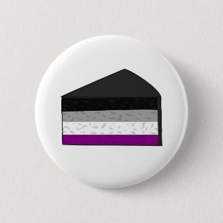 Asexual Cake 2 Inch Round Button