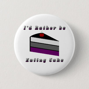 Asexual Cake 2 Inch Round Button