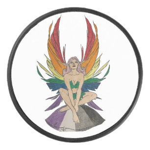 Asexual Faerie Hockey Puck