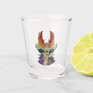 Asexual Faerie Shot Glass