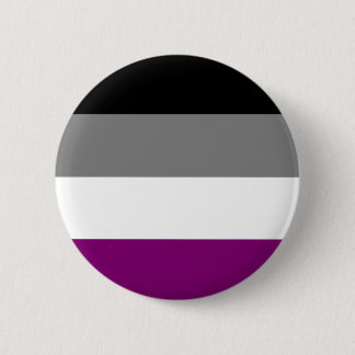 Asexual Flag 2 Inch Round Button
