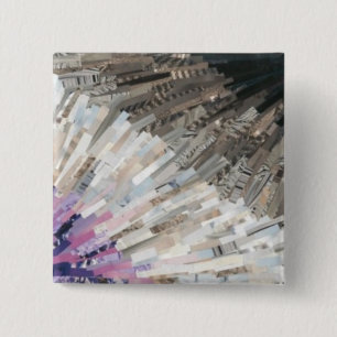 Asexual Flag 2 Inch Square Button