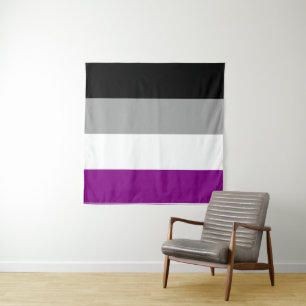 Asexual Flag 57 x 57 Tapestry