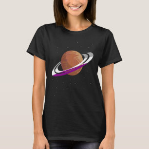 Asexual Flag Ace Pride Month Saturn Equality Lgbt T-Shirt