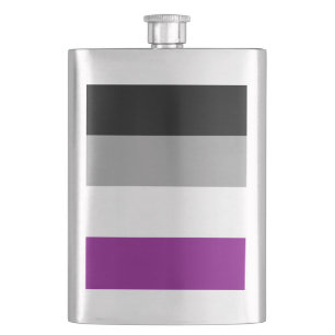 Asexual Flag Classic Flask