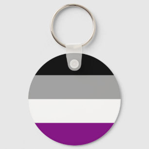 Asexual Flag Keychain