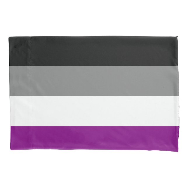 Asexual Flag Pillowcase (Front)