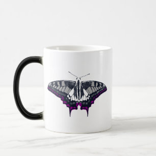 Asexual Flag Swallowtail Butterfly Magic Mug