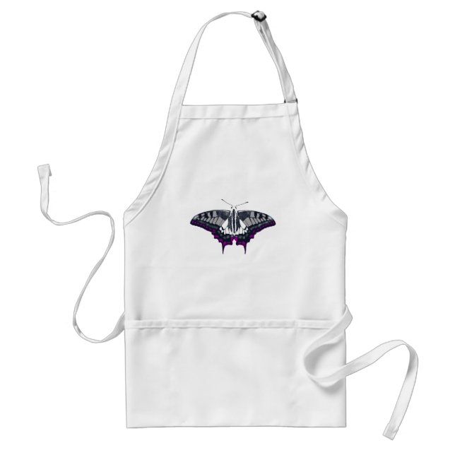 Asexual Flag Swallowtail Butterfly Standard Apron (Front)