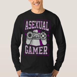 Asexual Gamer Video Games Cute Trendy Ace Pride S T-Shirt