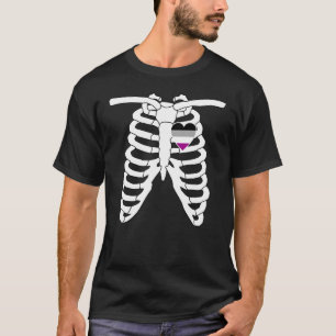 Asexual Halloween   Pride Skeleton Lgbtq Gay Hallo T-Shirt