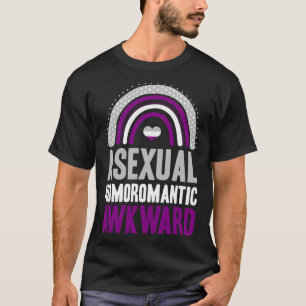 Asexual Homoromantic Awkward Asexual Pride Bohemia T-Shirt