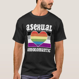Asexual Homoromantic Pride Flag Cute  Ace Aestheti T-Shirt