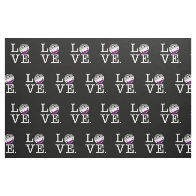 Asexual Love Pride Flag Fabric (Fat Quarter)