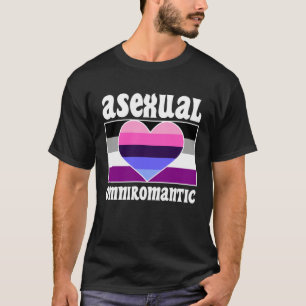 Asexual Omniromantic Pride Flag Cute  Ace Aestheti T-Shirt
