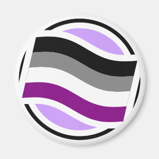 Asexual Pop-Up Icon Magnet