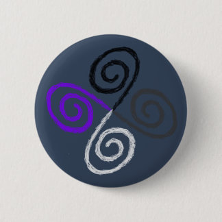 Asexual Pride 2 Inch Round Button