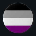Asexual Pride 4 Inch Round Button<br><div class="desc">FIND MORE GAY APPAREL AT: http://www.GlbtShirts.com Celebrate your pride from "Gay" to "Z" - Gay,  Lesbian,  Bi,  Trans,  Queer,  and Intersexed Apparel for everyone. Gay T-shirts,  Lesbian T-shirts,  Gay Pride Gear,  Gay Humour Tees,  Gay Stickers,  Gay Buttons,  Gay Mugs,  and more! http://www.GlbtShirts.com</div>