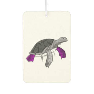 Asexual Pride Ace Flag Sea Turtle Subtle LGBTQ Air Freshener