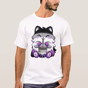 Asexual Pride Ace Pride LGBT Gay Bubble Tea T-Shirt