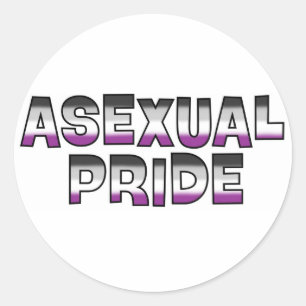 Asexual Pride Classic Round Sticker
