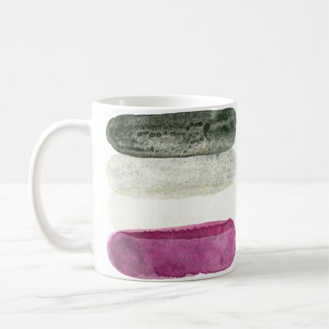 Asexual pride coffee mug (Left)