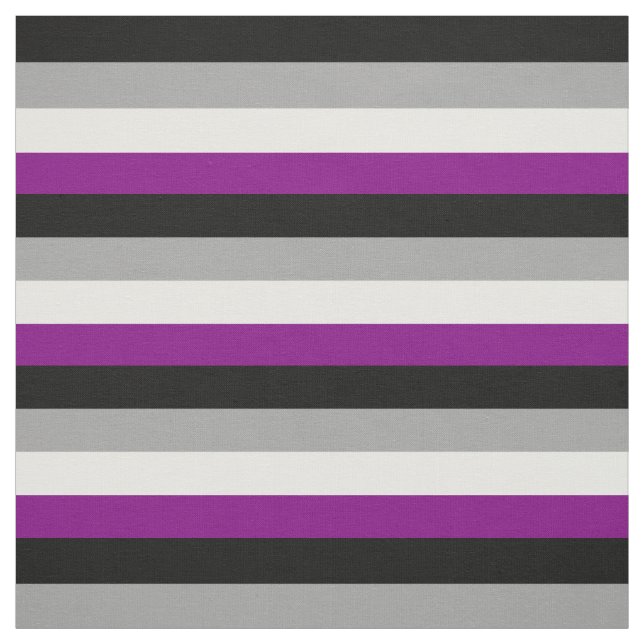 Asexual Pride Flag Fabric (Swatch)