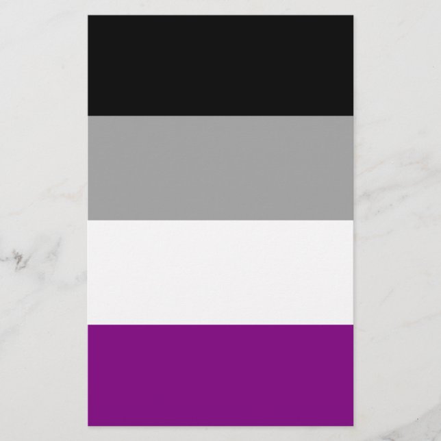 Asexual Pride Flag Flyer (Front)